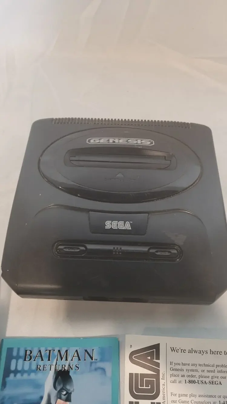 Sega Genesis Model 2 MK-1631 Made In Japan Tested Working + Manuals